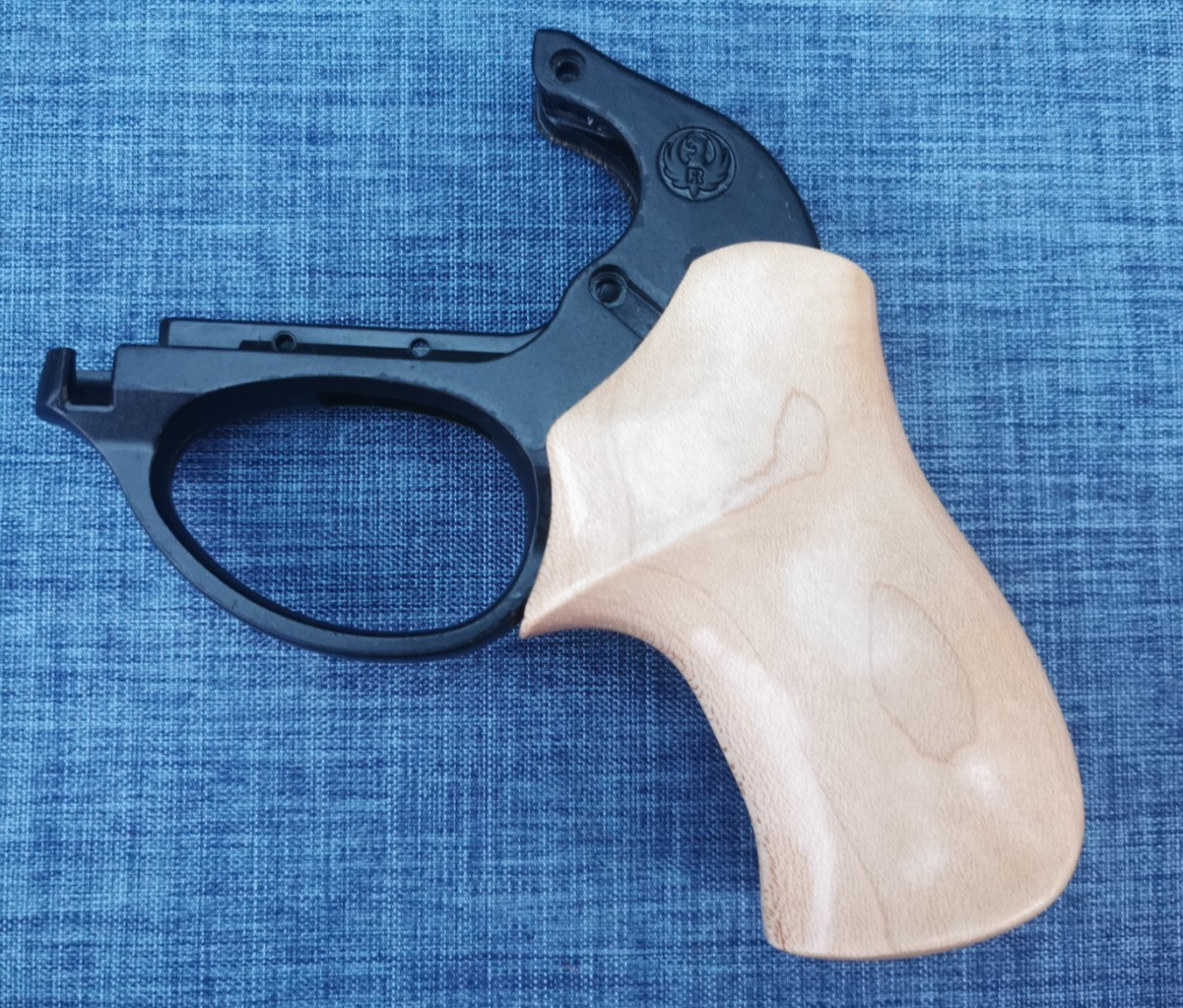 CUSTOM RUGER LCR GRIPS LCR-X  TWO FINGER PALM SWELL NICE GIFT MAPLE WOOD # 1