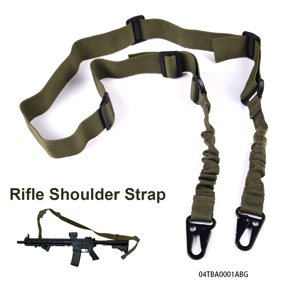 Green Tactical 2 Point Gun Sling Shoulder Strap Rifle Hunting Shotgun Belt