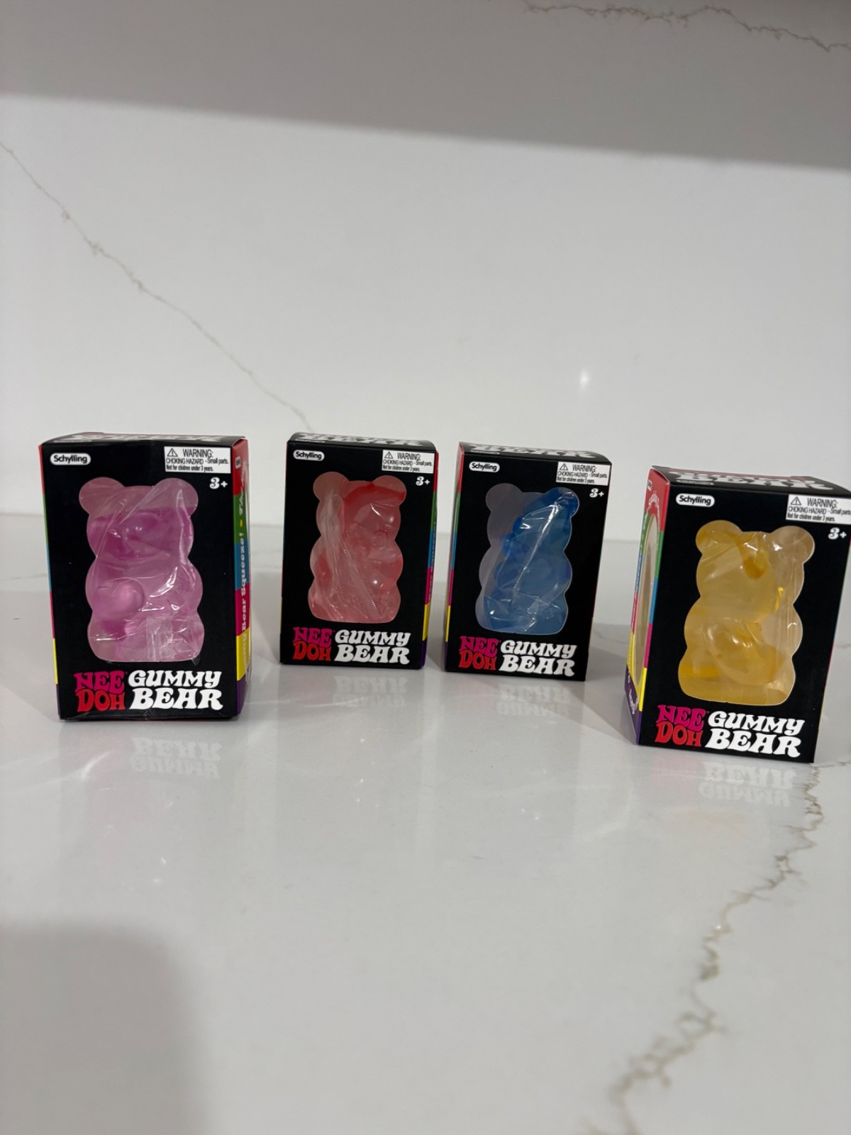 Needoh Gummy Bear Sensory Fidget, Squishy, Stress Relief Toys - Color randomly