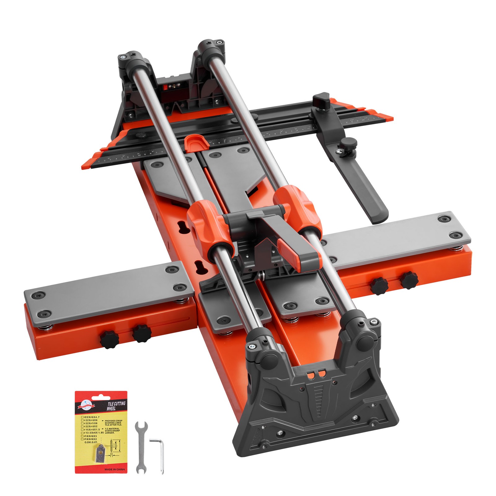 Uimoso 24-Inch Manual Tile Cutter with Enhanced Sliding Head and Spring Base