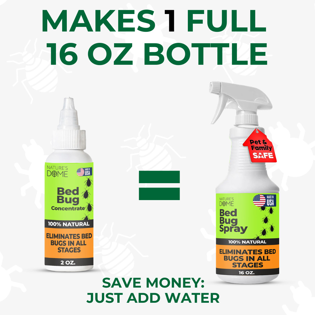 Nature’s Dome Bed Bug Concentrate 2 oz – Makes 16 oz
