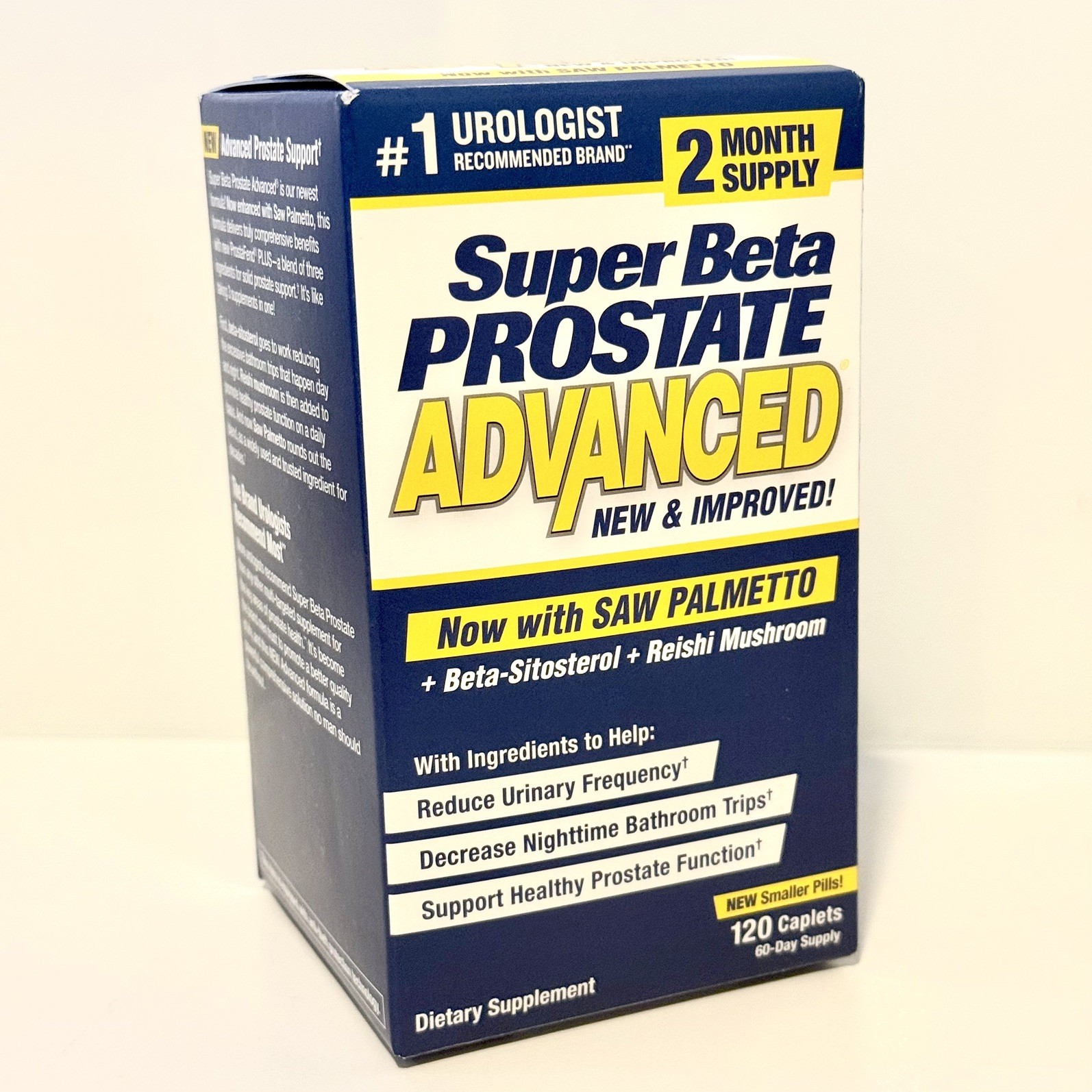 BIG BOX SUPER BETA PROSTATE ADVANCED 3X INGREDIENT DIETARY SUPPLEMENT exp 2028
