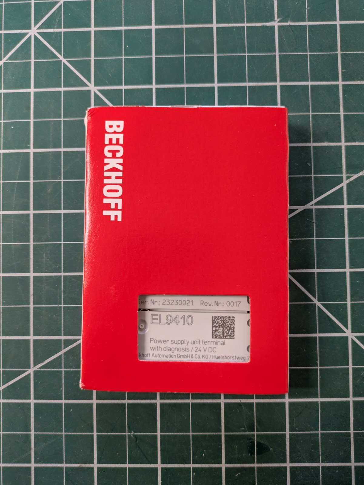 Beckhoff EL9410 Bus Power Supply Terminal - New, Sealed