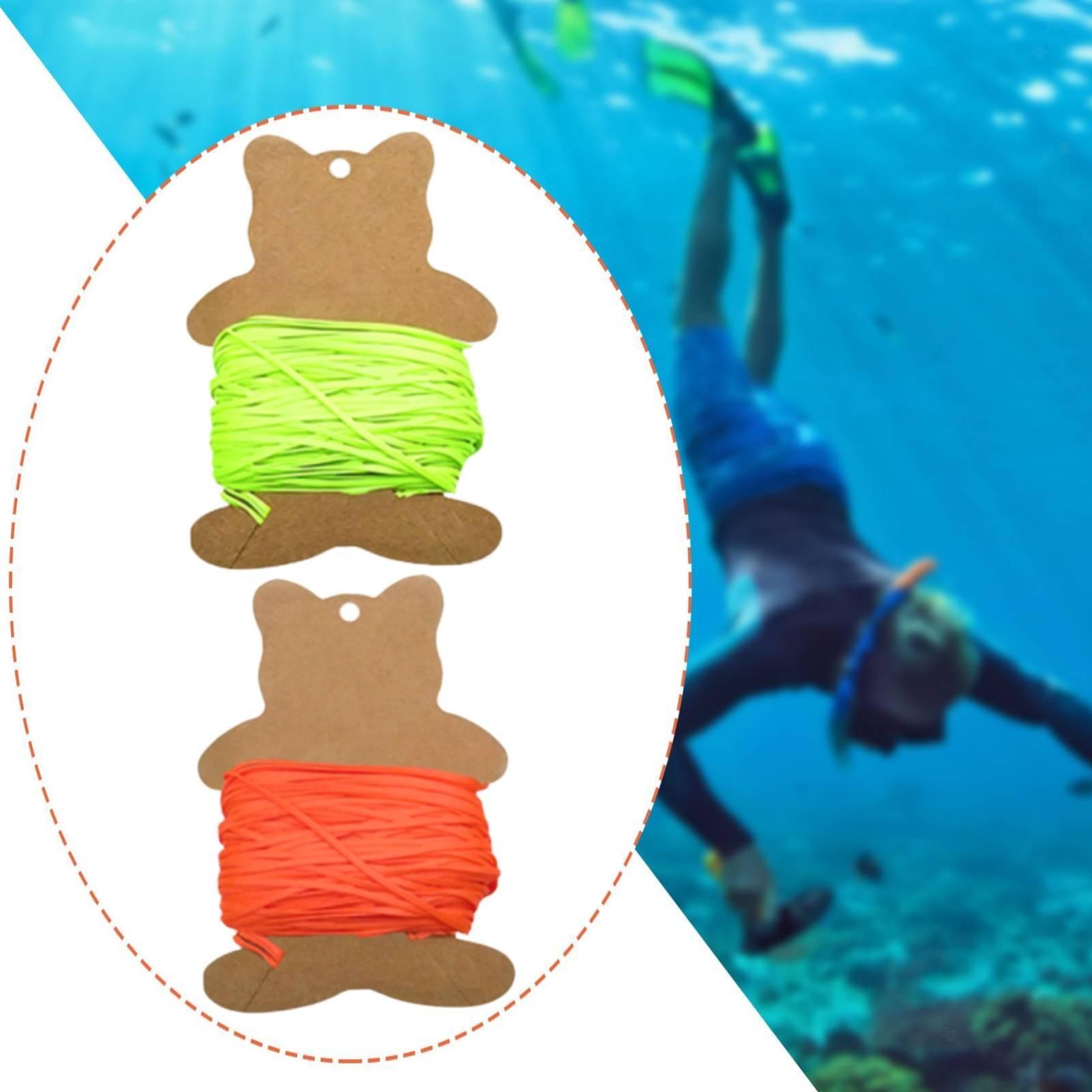 High Strength Diving Reel Line Practical Sturdy High Visibility Scuba Line