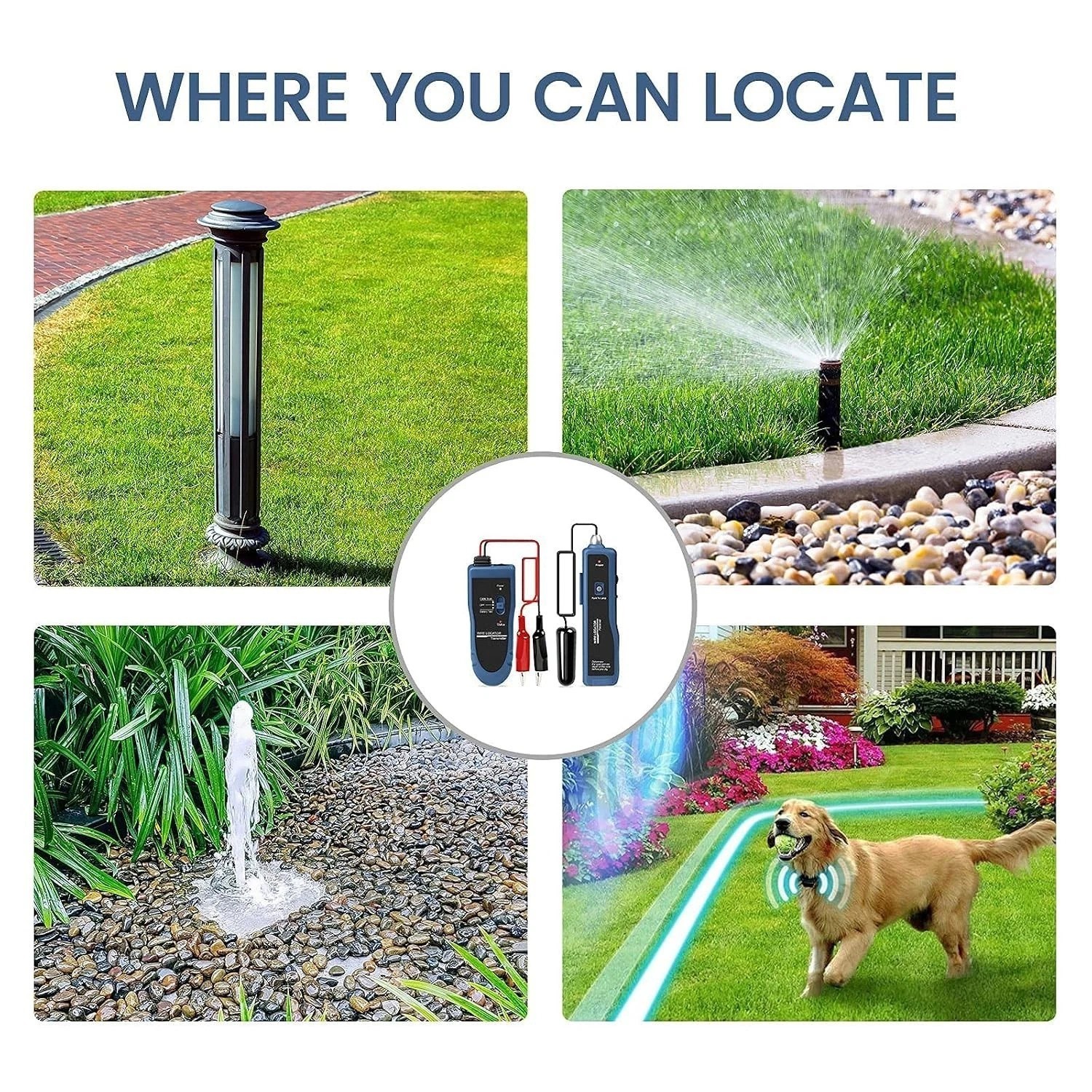 Advanced Underground Wire Locator - 1100mAh Rechargeable for Accurate Tracking