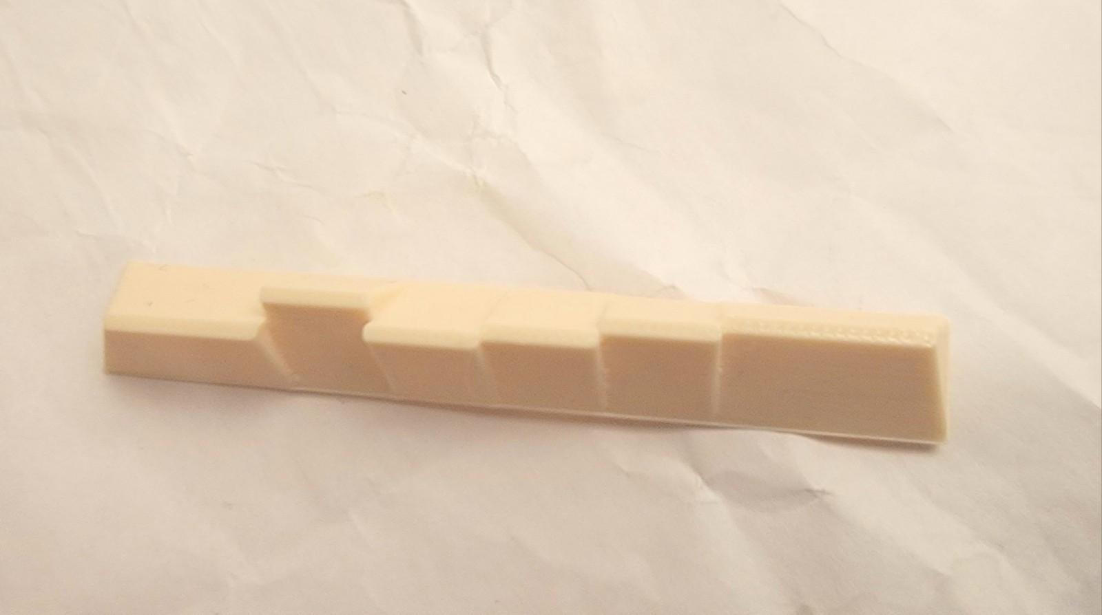 NEW Repro Bridge Saddle For Guyatone, Zenon, Kent - Cream Plastic Like ORIGINAL!