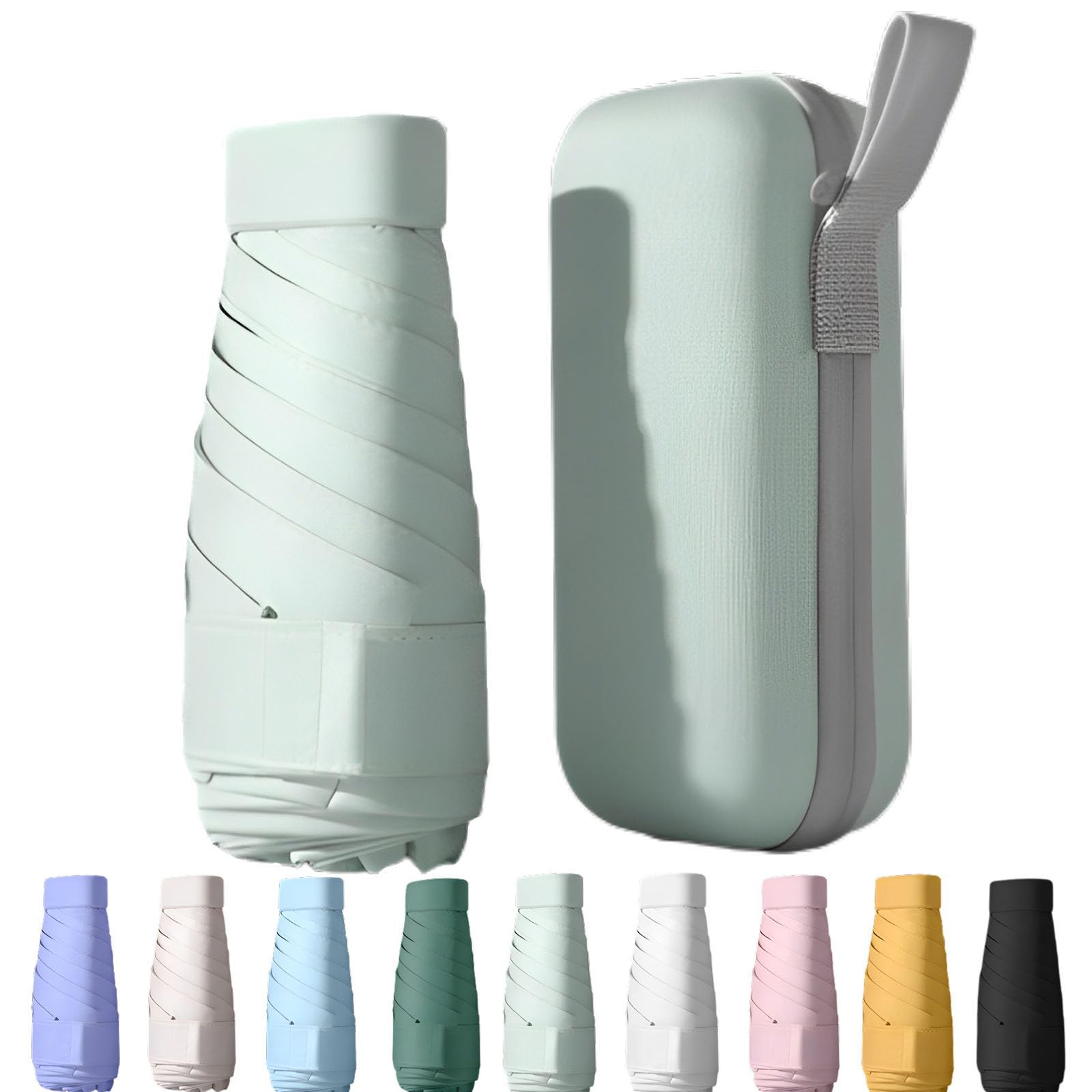 Mini Travel Sun Umbrella UPF50 Plus Compact UV Protection Parasol