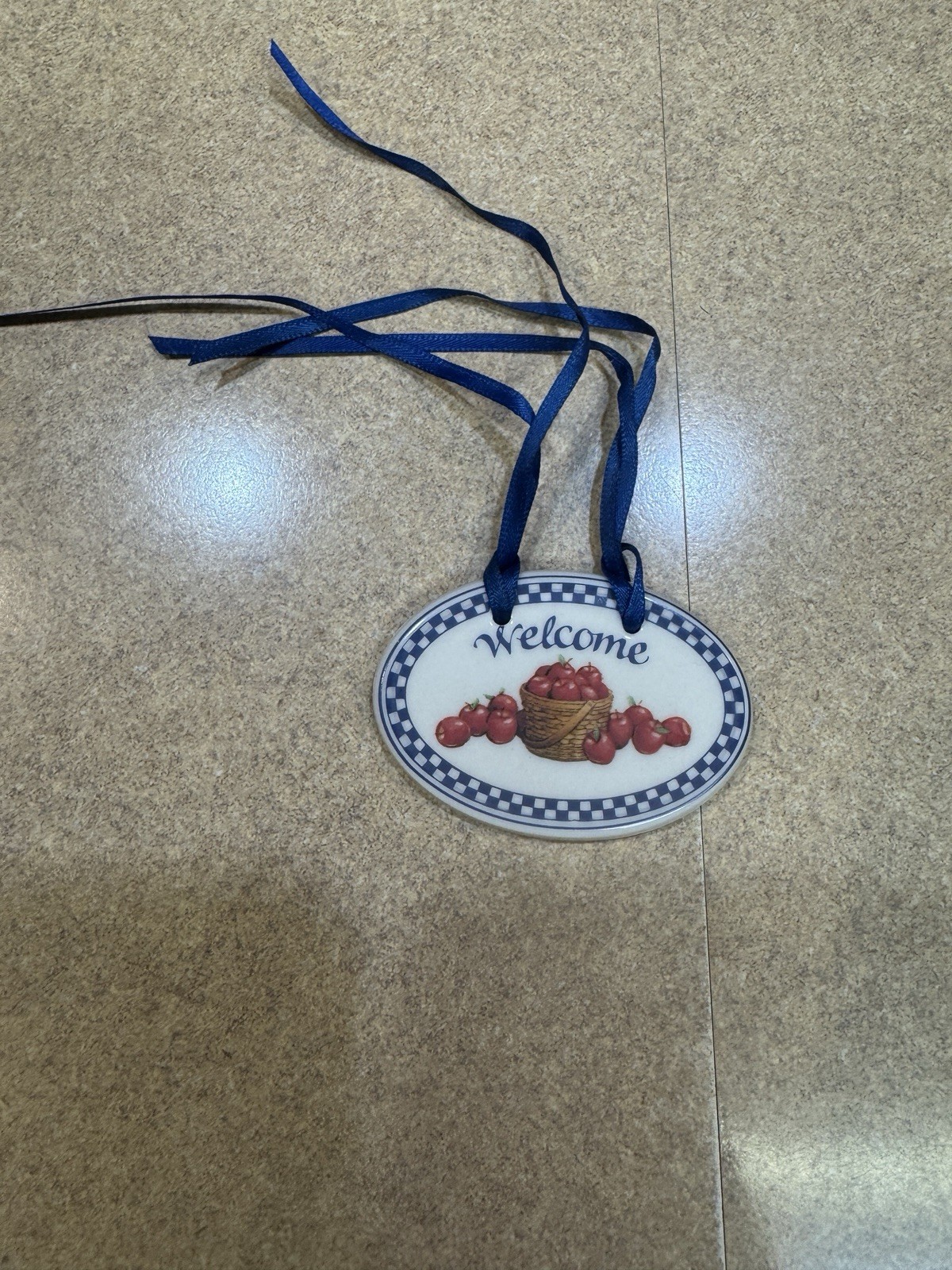 Longaberger Welcome Tie Tag