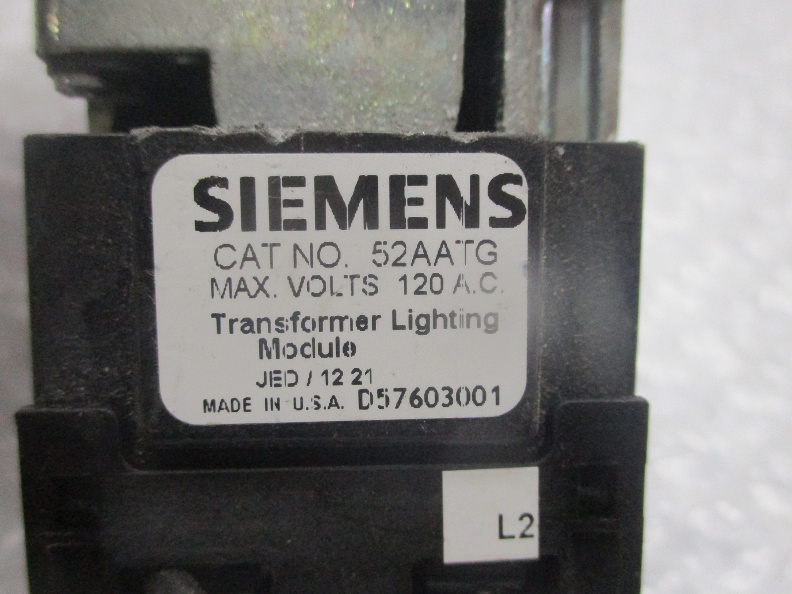 SIEMENS 52AATG PILOT LIGHT RED NSNP