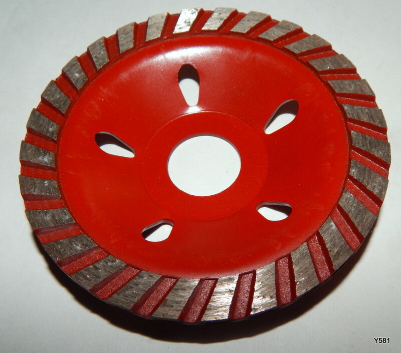 Custom lot diamond concrete cutting discs 7/8" I.D. 4" Red Disc 5" Silver Discs