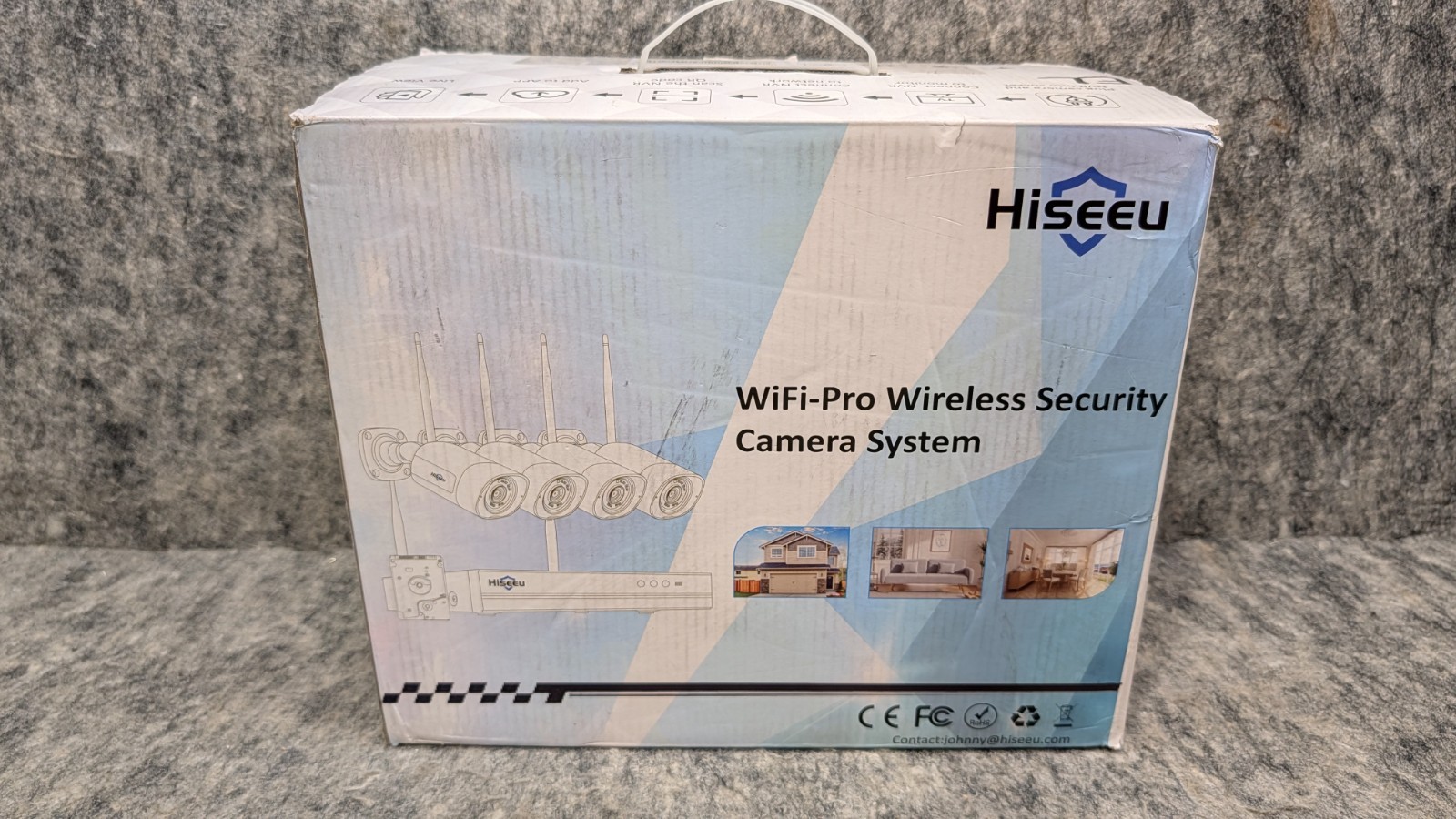 Wireless Pro 100ft Range Hiseeu Wireless Security Cam 1TB System,Expandable 16CH