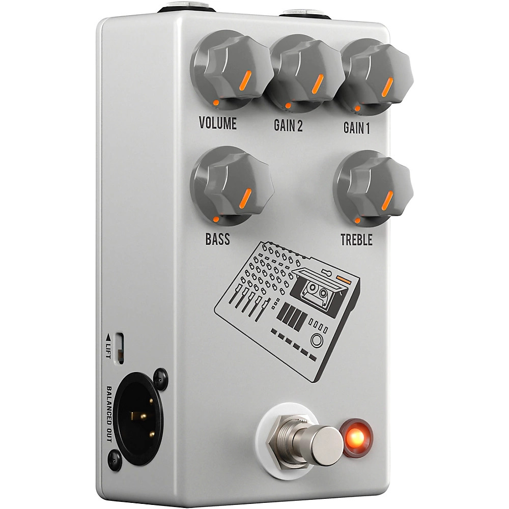 JHS 424 Gain Stage Fuzz Effects Pedal Gray