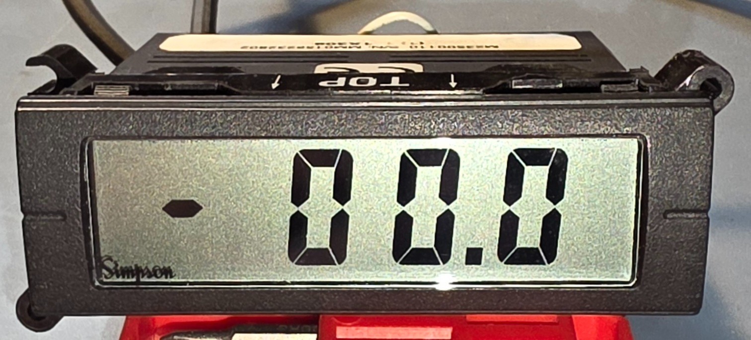 Simpson M23500110 Mini-Max M235 Series Panel Meter (Volts, Amps Meter)