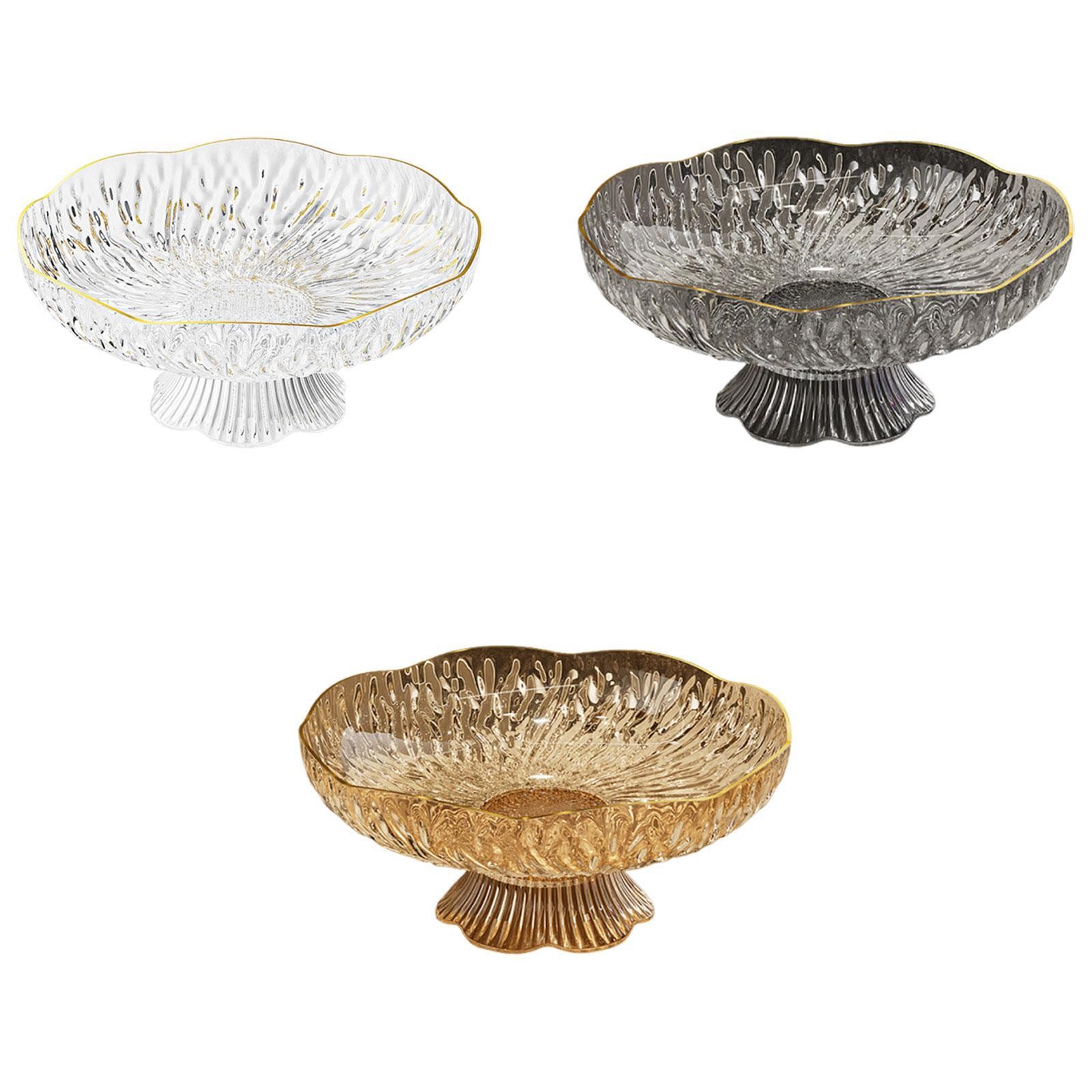 Decorative Pedestal Bowl Luxury Display Stand for Living Room Office Wedding