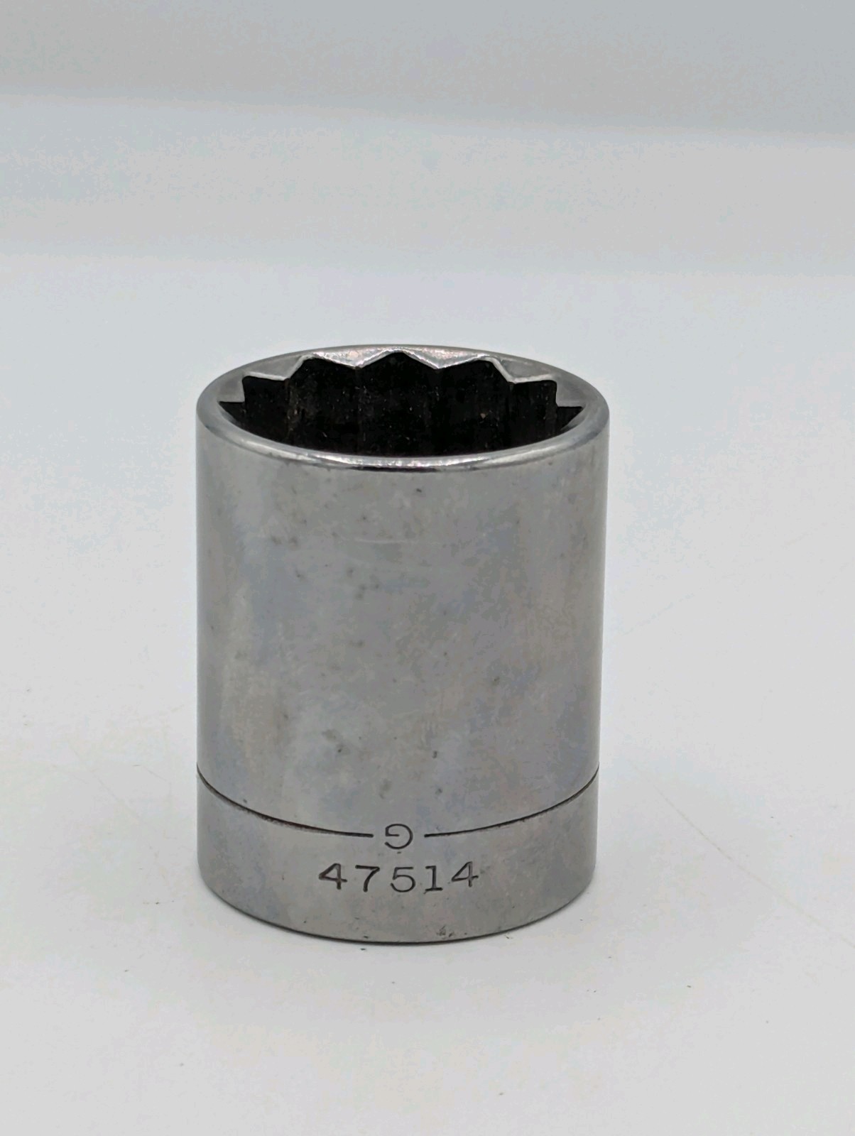 Vintage Craftsman 47514 G ,  1/2" Drive,  1" Socket,  12 Pt , Made in USA