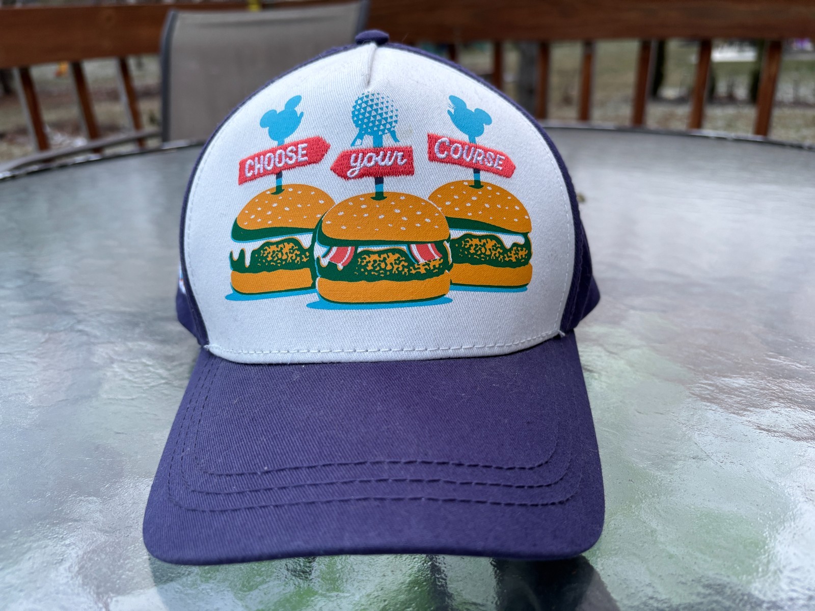 Disney Parks Epcot Food & Wine Festival Choose Your Course Baseball Cap Hat