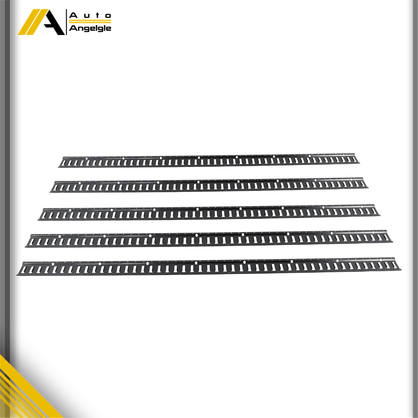 5 Pack 8' E Track Tie Down Rail Kit For Garages Vans Trailers Tie Downs
