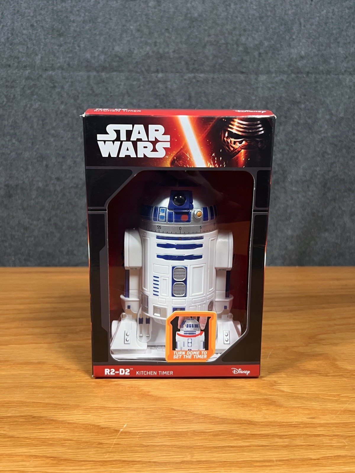 Star Wars R2-D2 Kitchen Timer Turn Dome To Set Time New in Box Disney