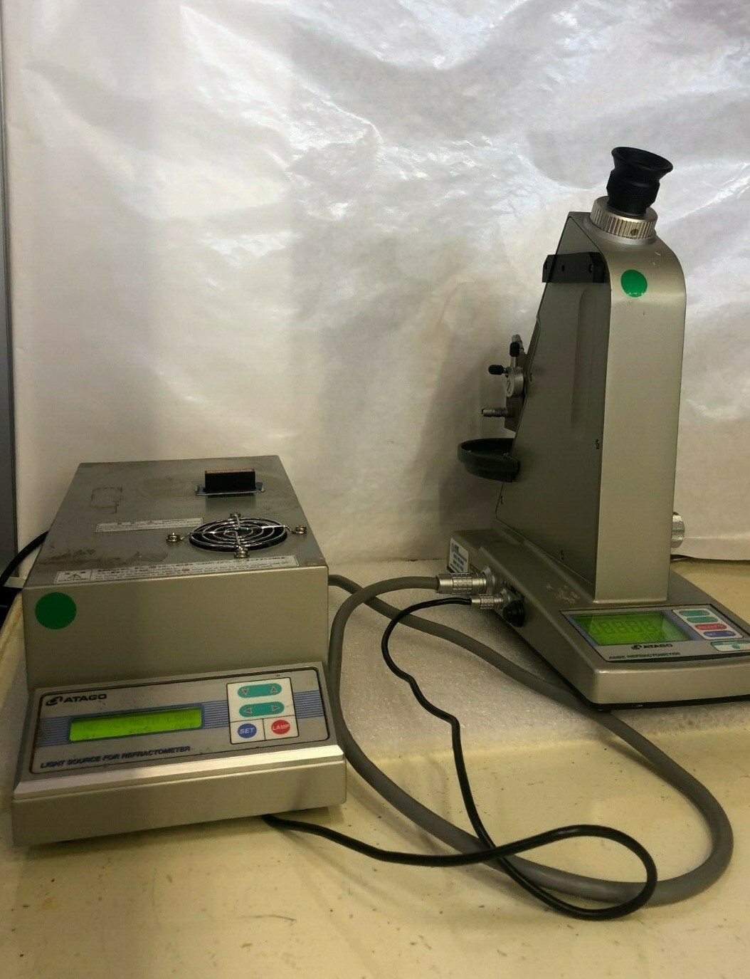 ATAGO DR-M2/1550 ABBE REFRACTOMETER WITH LIGHTSOURCE