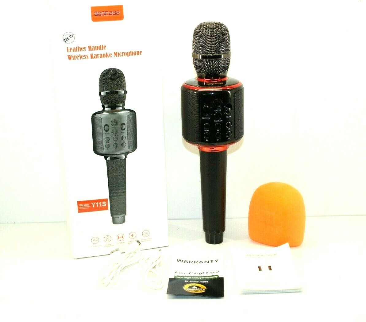 GOODaaa Bluetooth Karaoke Microphone Wireless Microphone 3000mAh Y11S