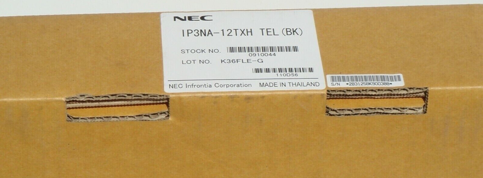NEW NEC IP3NA-12TXH TEL(BK) DLV(XD)Z-Y(BK) 0910044 UX5000 Phone Black Warranty