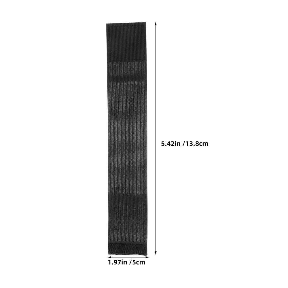 12 Pcs Elastic Black Mourning Bands Adjustable Funeral Armbands Polyester