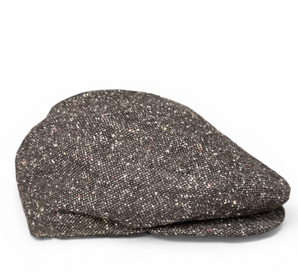 Dockers Cabbie Newsboy Hat Men’s Grey Tweed English Flat Cap Hat Size S/M