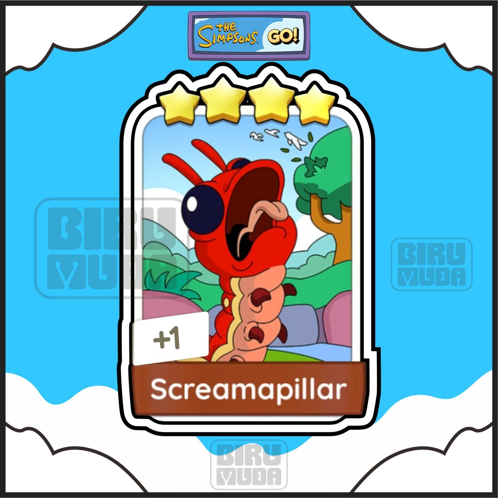 Screamapillar_⭐mono_poly⭐_4 Star Sticker_⭐go_Fast respond 24/7