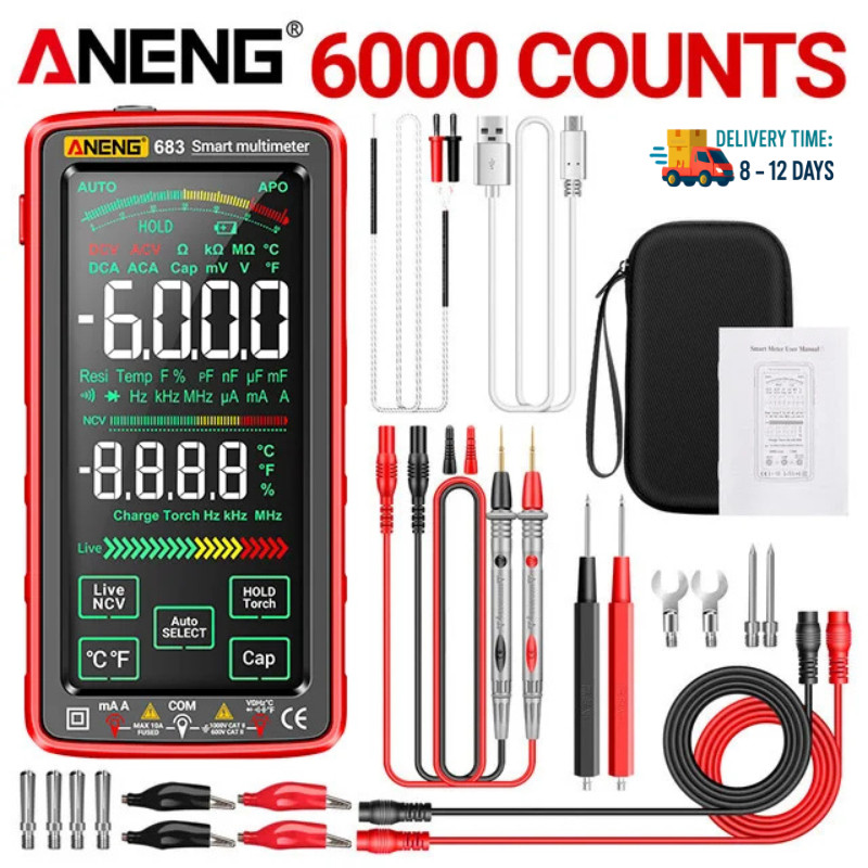 13 in 1 Rechargeable Digital Multimeter - Electrical & NCV Testing