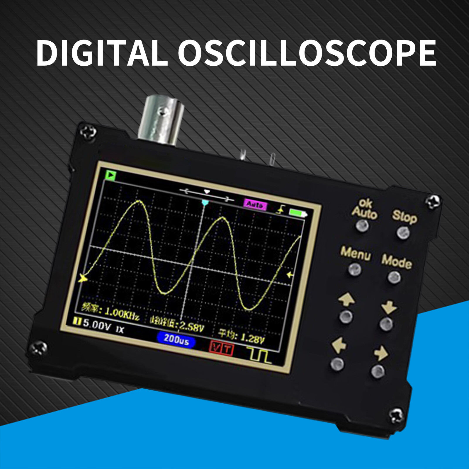 Digital Oscilloscope 40MSa/s Sampling Rate 18MHz Bandwidth Signal Generator 1pc