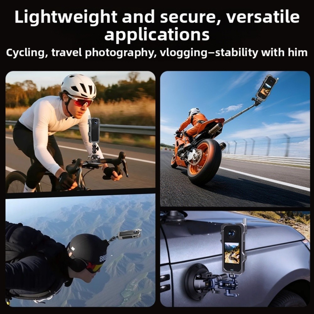 Aluminum Alloy Protective Frame for Insta360 X4 Air Camera Compact and Stylish