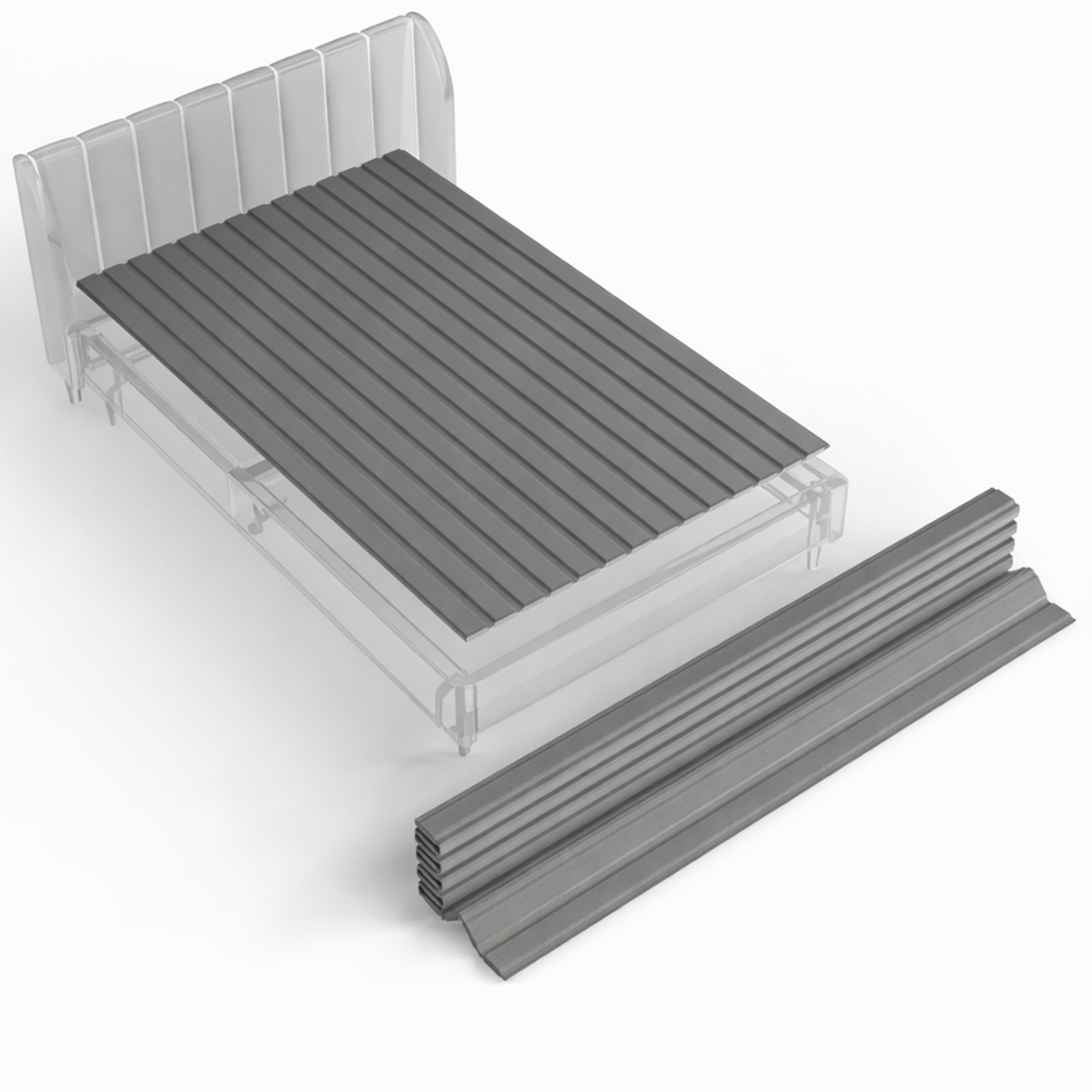 Continental 0.75" Vertical Mattress Support Wooden Bunkie Board/Slats with Cover