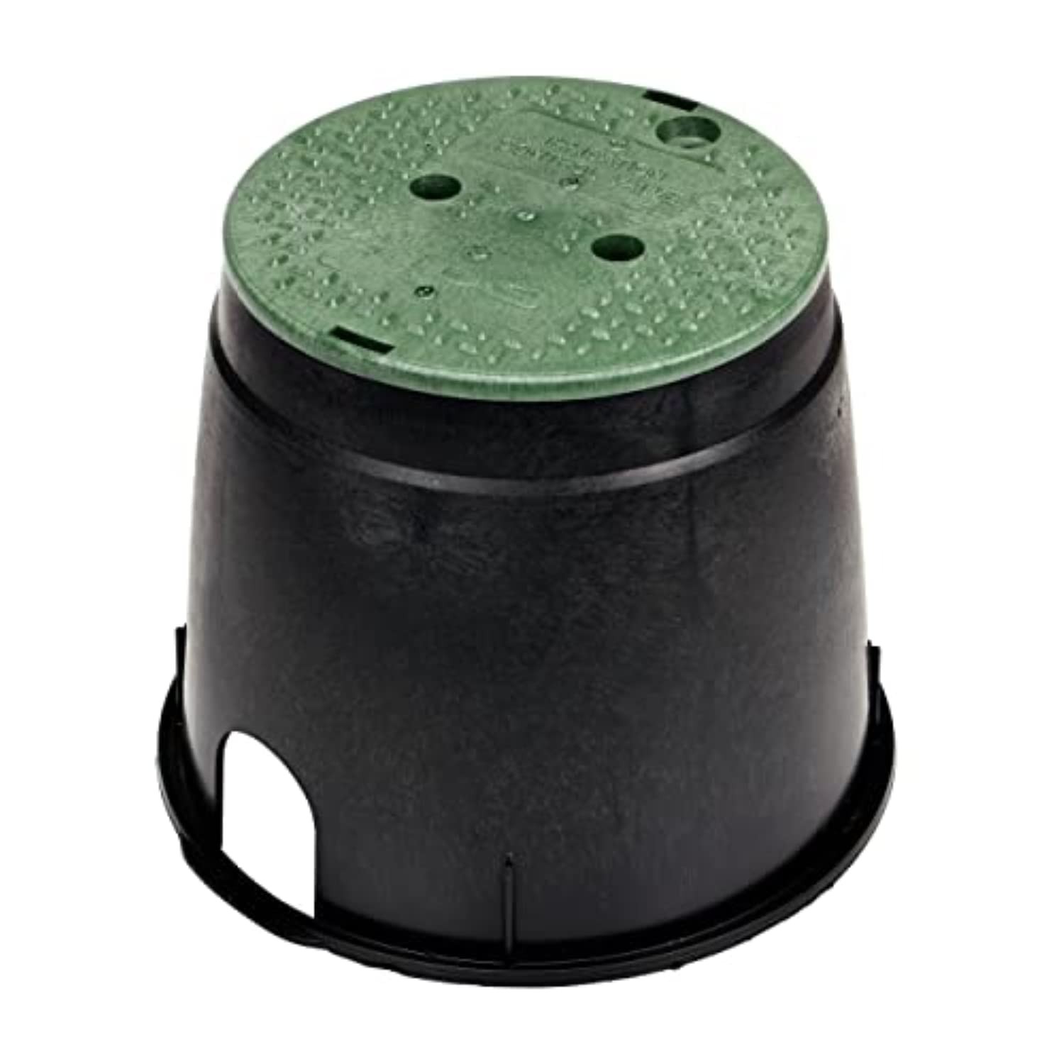111BC 10 in. Round Standard Series Valve Box and Cover, 10 in. Height, Irriga...