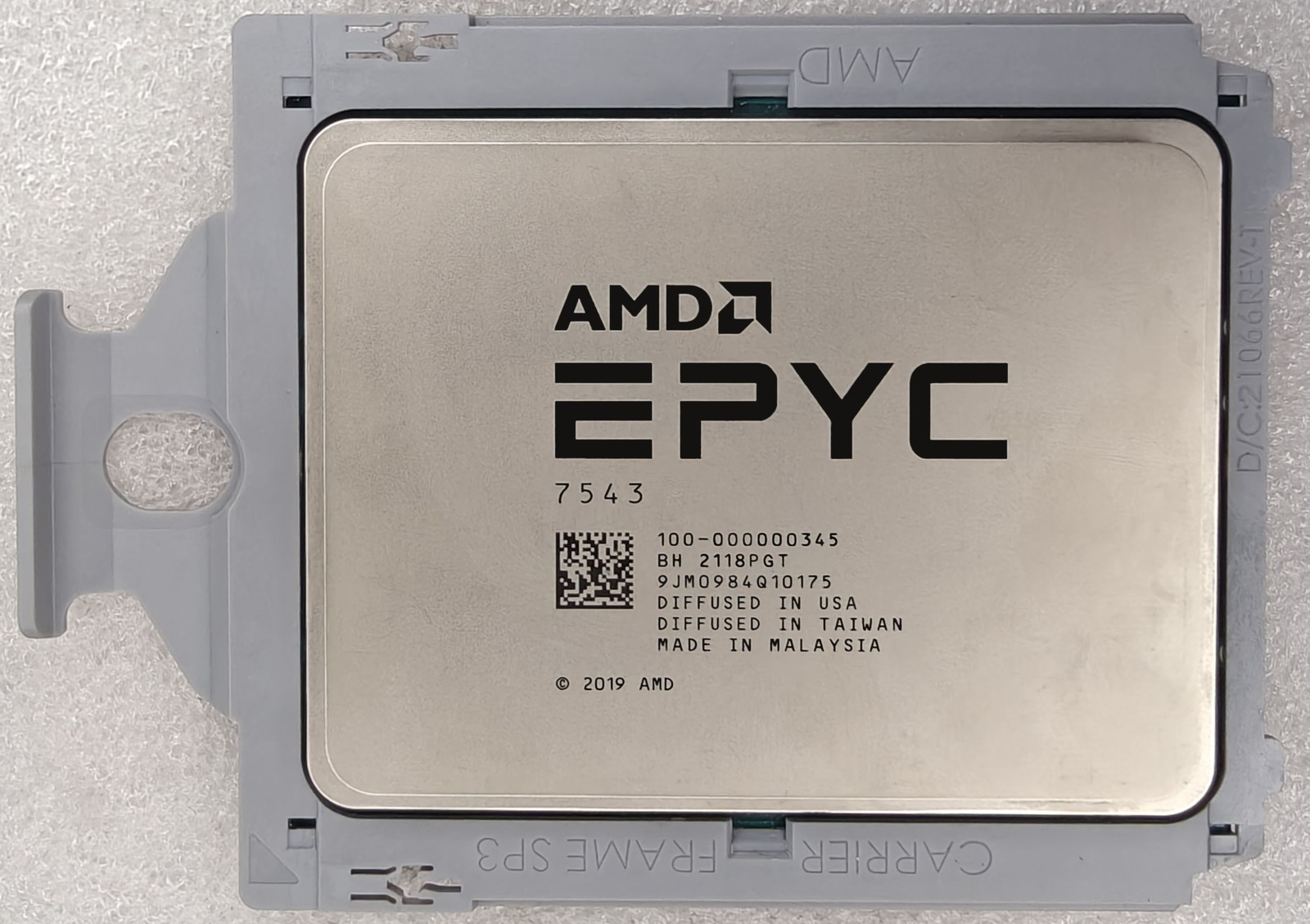 AMD EPYC 7543 Milan 2.8GHz 32 core 64 thread L3 cache 225W Zen3 CPU processor