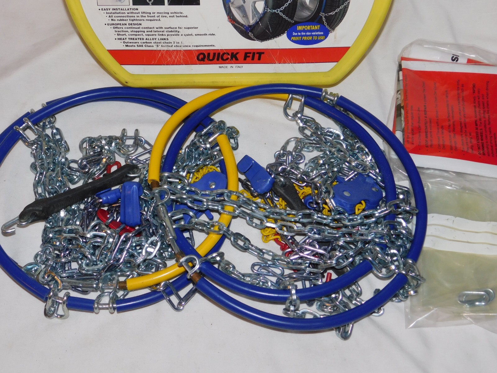 Les Schwab Tire Snow Chains, Stock # 1325, Never Used