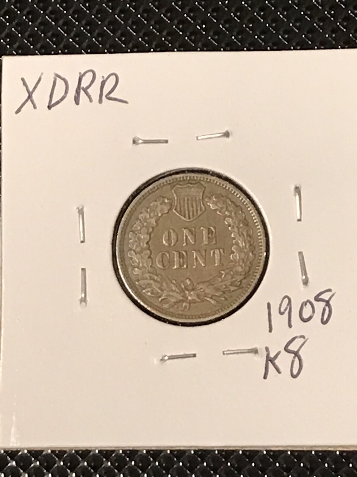 1908 Indian Head Cent XF 2 Diamonds