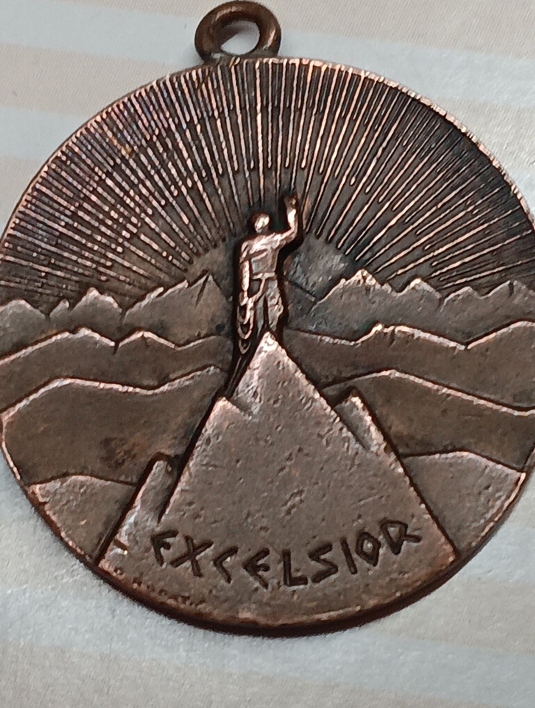 Medaglia premio adunata nazionale catania sicilia 1933 club alpino italiano