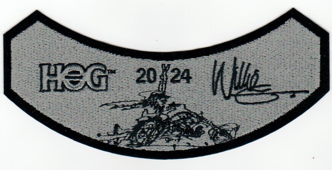 2024 HOG Membership Rocker Patch HARLEY DAVIDSON OWNERS GROUP HD MC