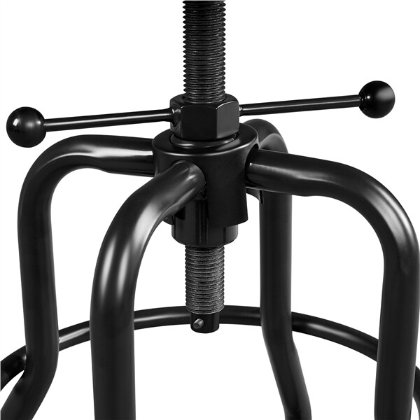 Industrial Bar Stool Rustic Swivel Bar Stool Counter-Height Stool for Kitchen