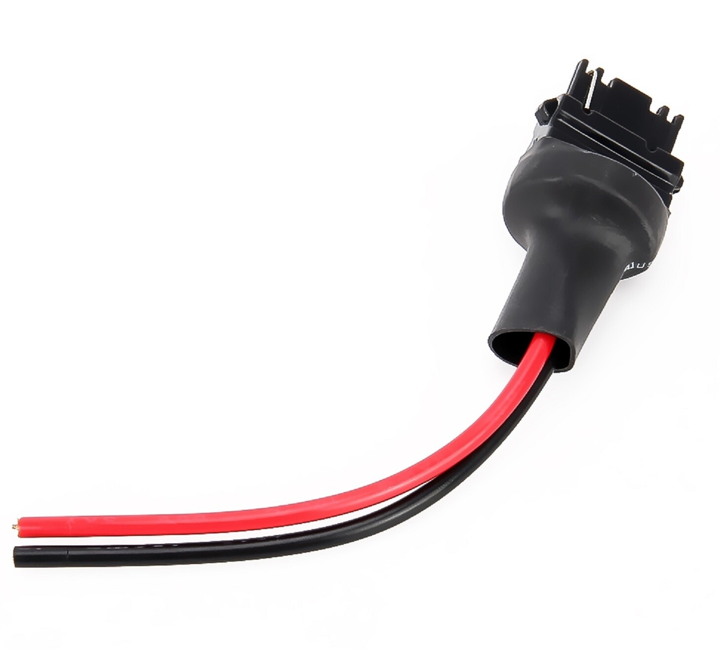 Pigtail Wire Male Socket 3156 T25 Two Harness Cable Back Up Reverse Lamp Plug