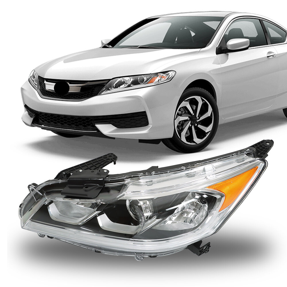 For 2016-2017 Honda Accord Headlamps Left/Driver Side Halogen Headlight Assembly