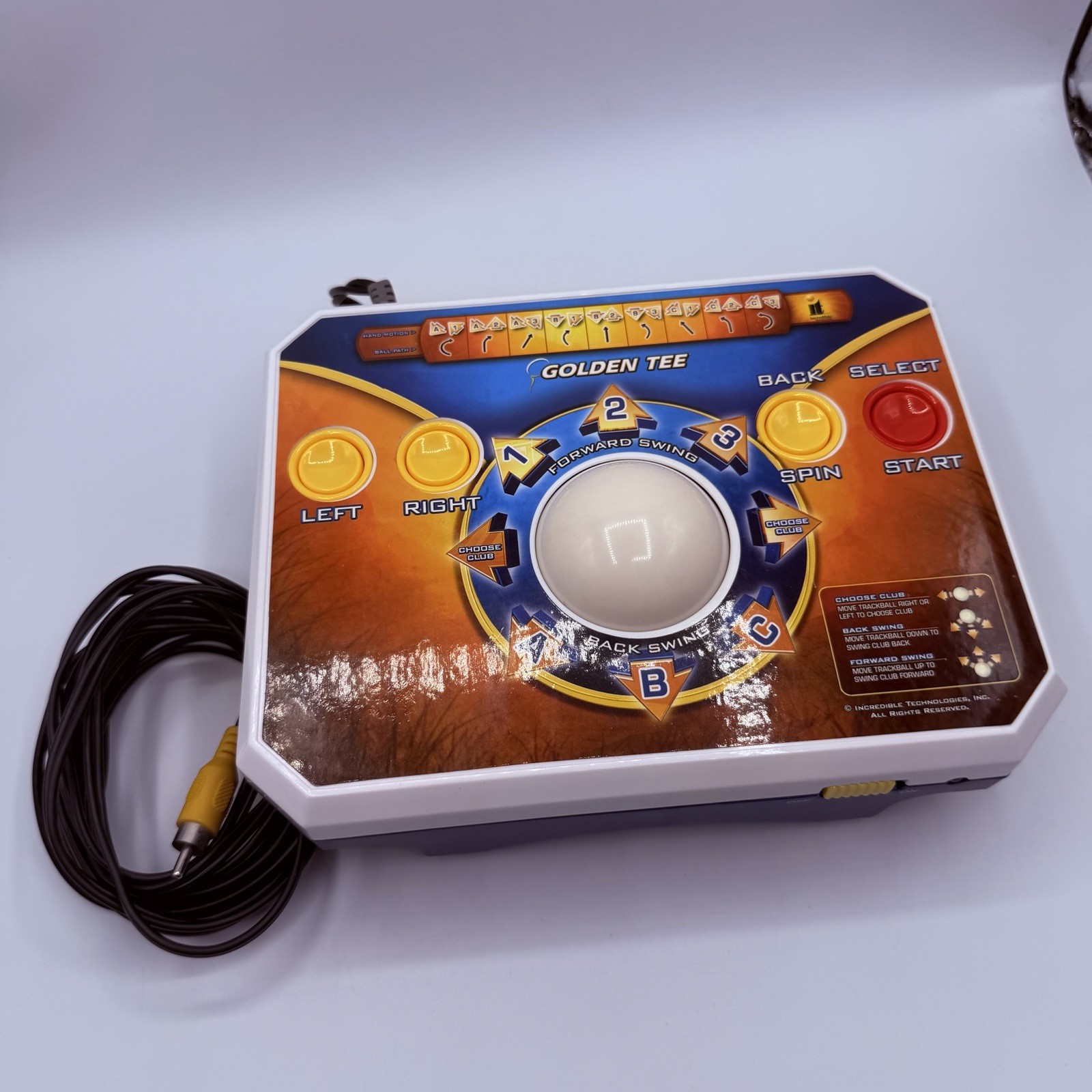 Golden Tee Golf Plug & Play Home TV Game Edition 2011 Jakks Pacific - Tested