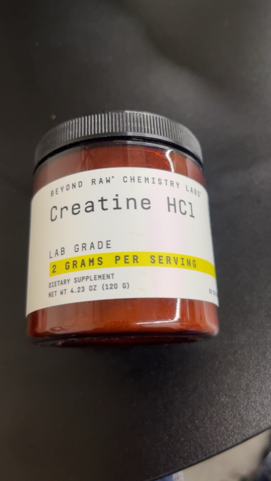 Beyond Raw Creatine HCl Powder Lab Grade 2g Per Serving 4.23 oz