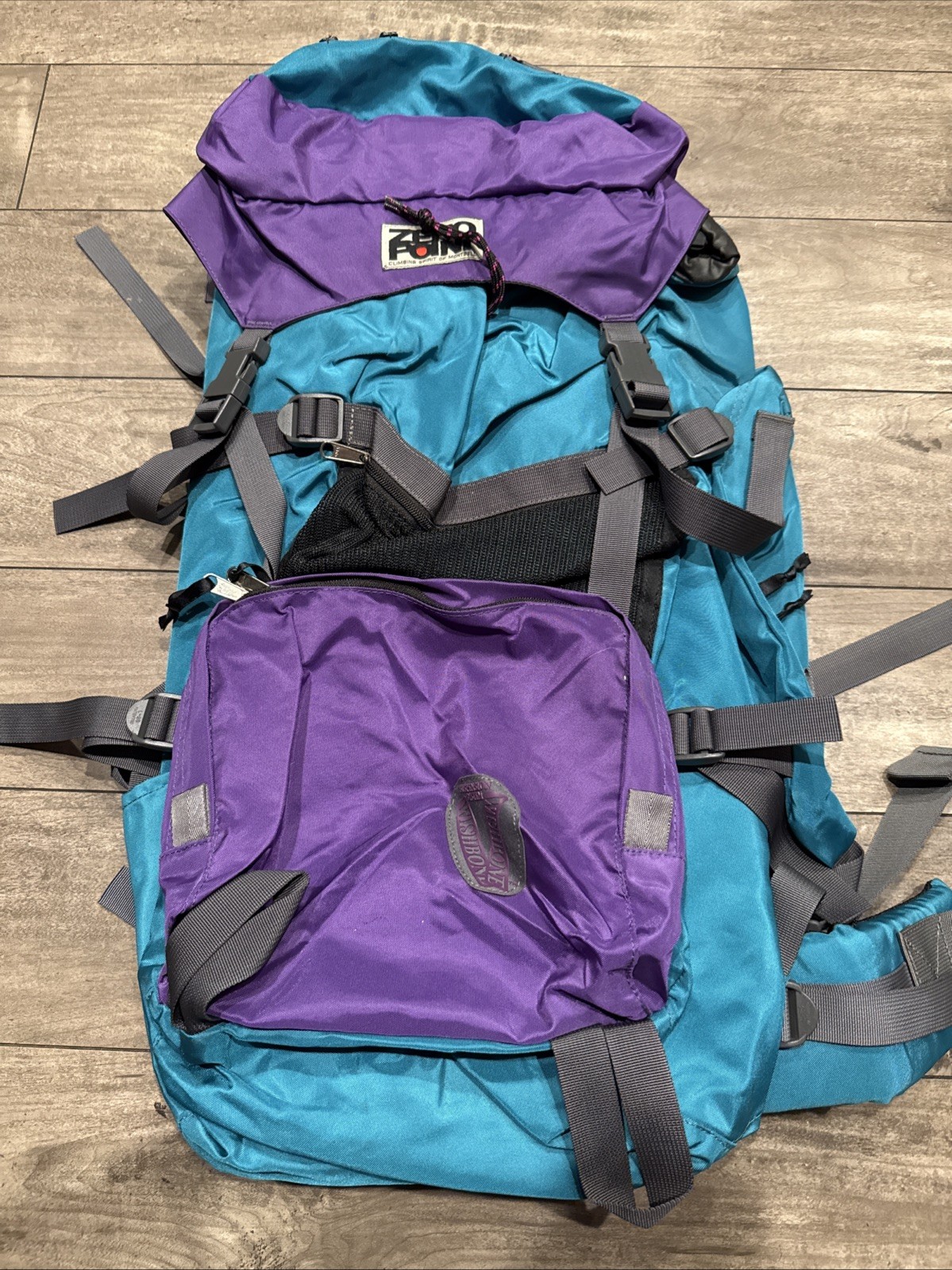 Montbell Cha-Cha Purple Pack 45 Short Zero Point Zero Point Pocketable Daypack