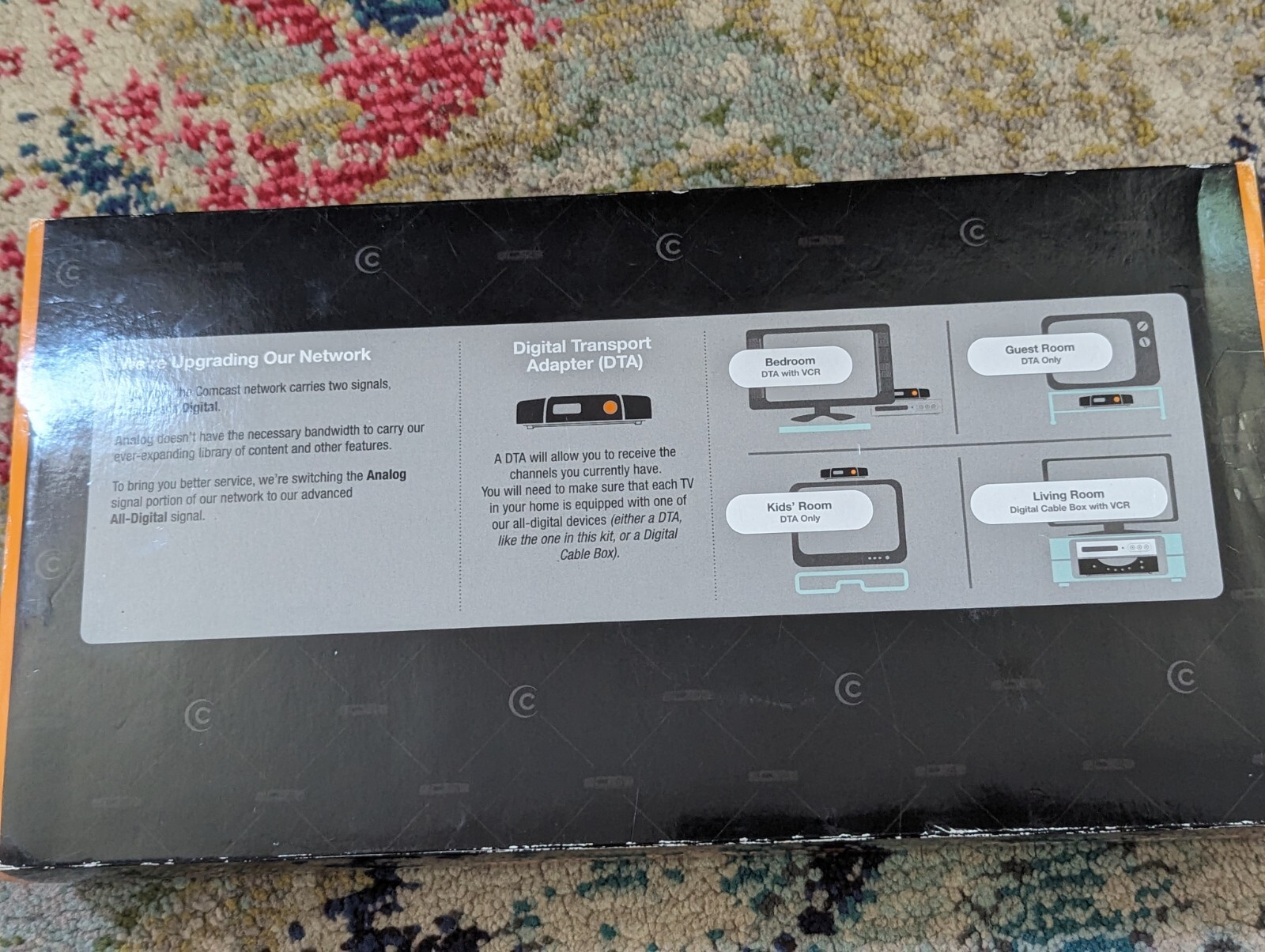 Comcast Digital Transport Adapter Self Installation Kit DC50Xu Cable TV