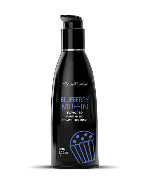 Wicked Sensual Care Water Based Lubricant Blueberry Muffin 2 Oz