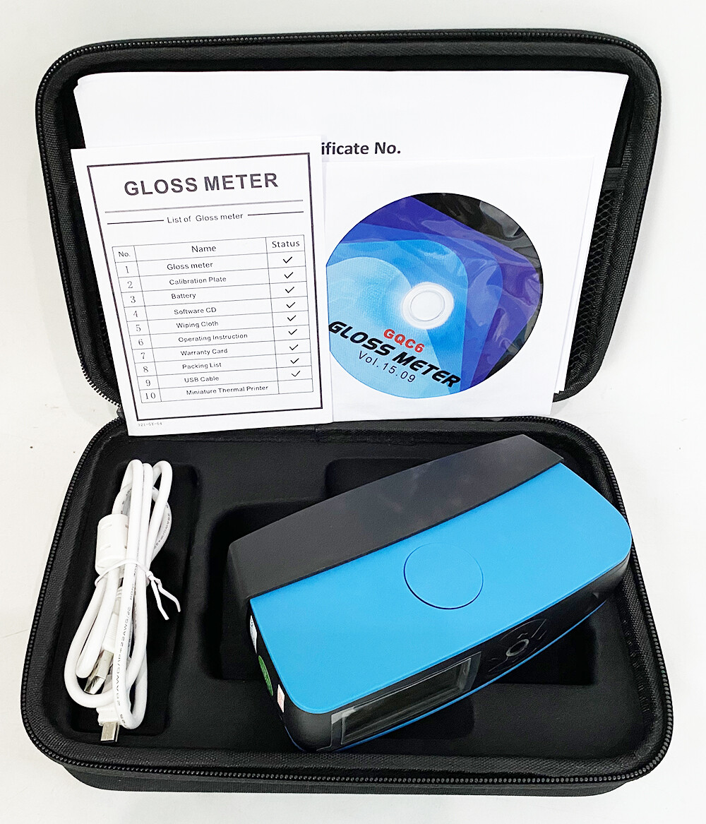 Multi-Angle Gloss Meter with 20°/60°/85° USB Interface for Paint Coating Plastic