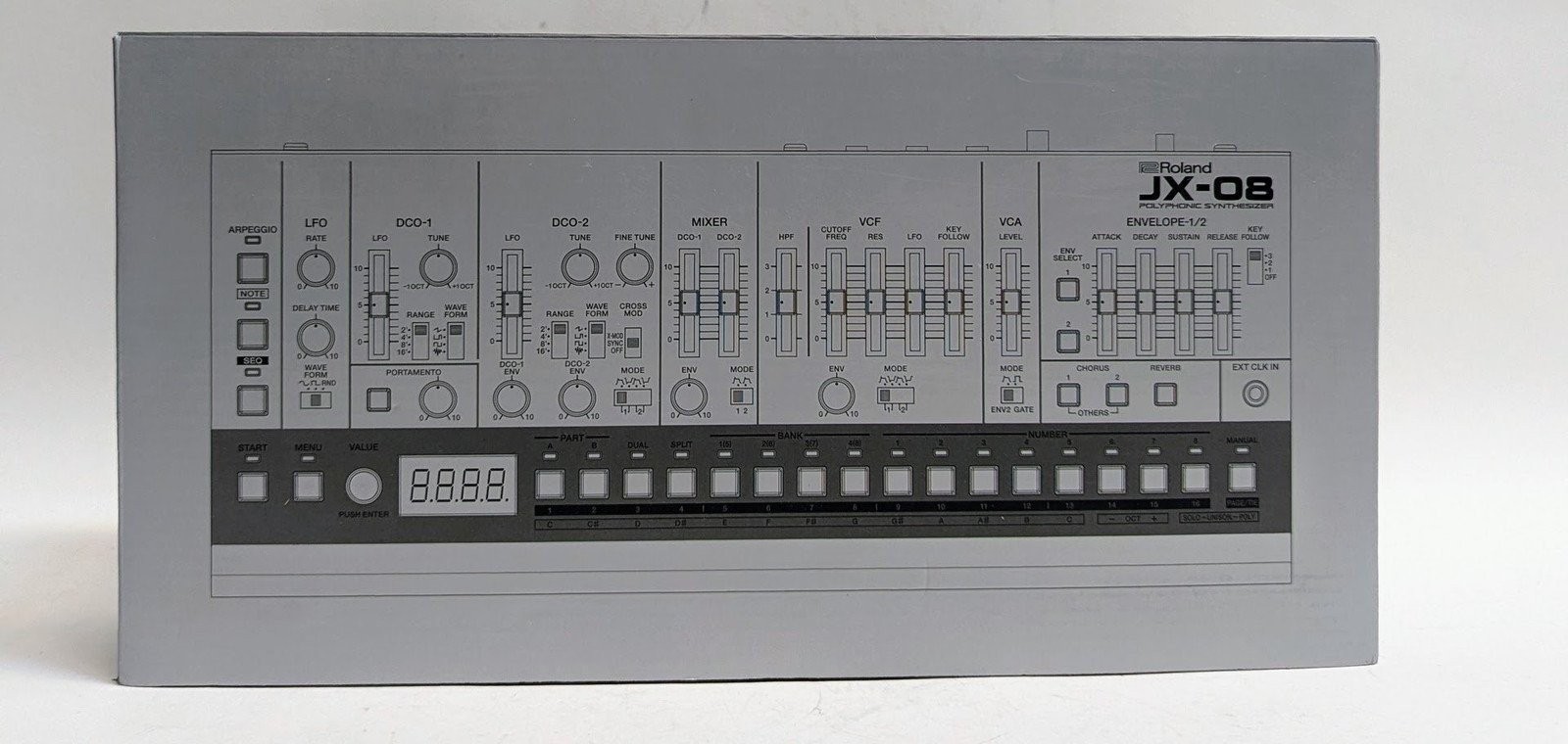Roland JX-08 Tabletop Sound Module Boutique Synthesizer