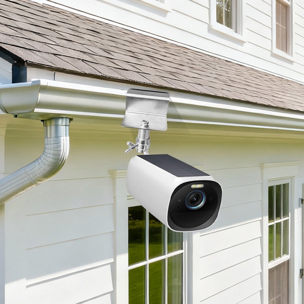 Adjustable Stainless Steel Bracket for Secure Mounting Solar Panels and Cameras