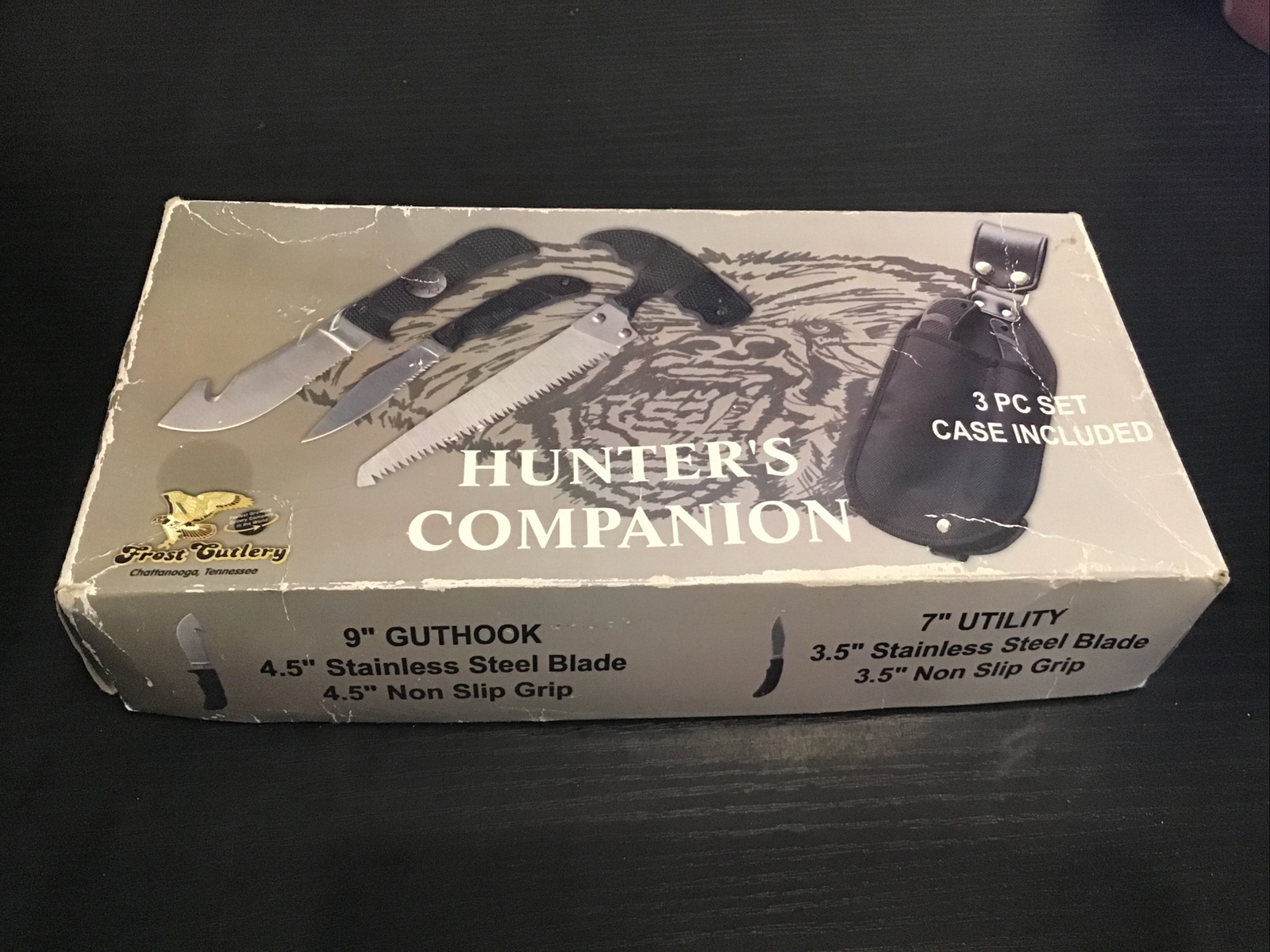 Frost Cutlery Hunter's Companion 3 pcs Set Great for Fishing or Hunting